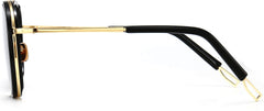 Milo Black Plastic Sunglasses from ANRRI, side view