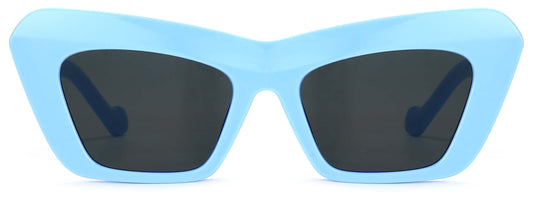 Mimi Blue Plastic Sunglasses from ANRRI