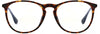 Monisola round tortoise Eyeglasses from ANRRI, front view