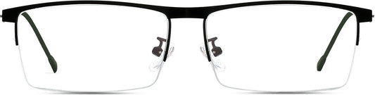 Morgan Rectangle Black Eyeglasses from ANRRI