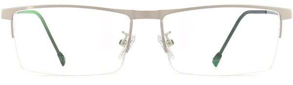 Morgan Rectangle Silver Eyeglasses from ANRRI