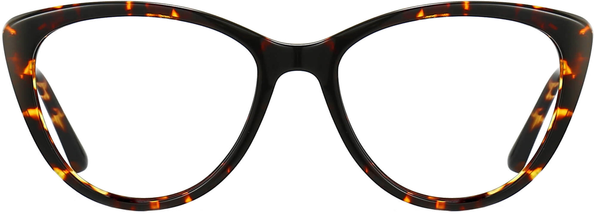 Mya Cateye Tortoise Eyeglasses from ANRRI, front view