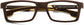 Myles Rectangle Brown Eyeglasses from ANRRI, closed view