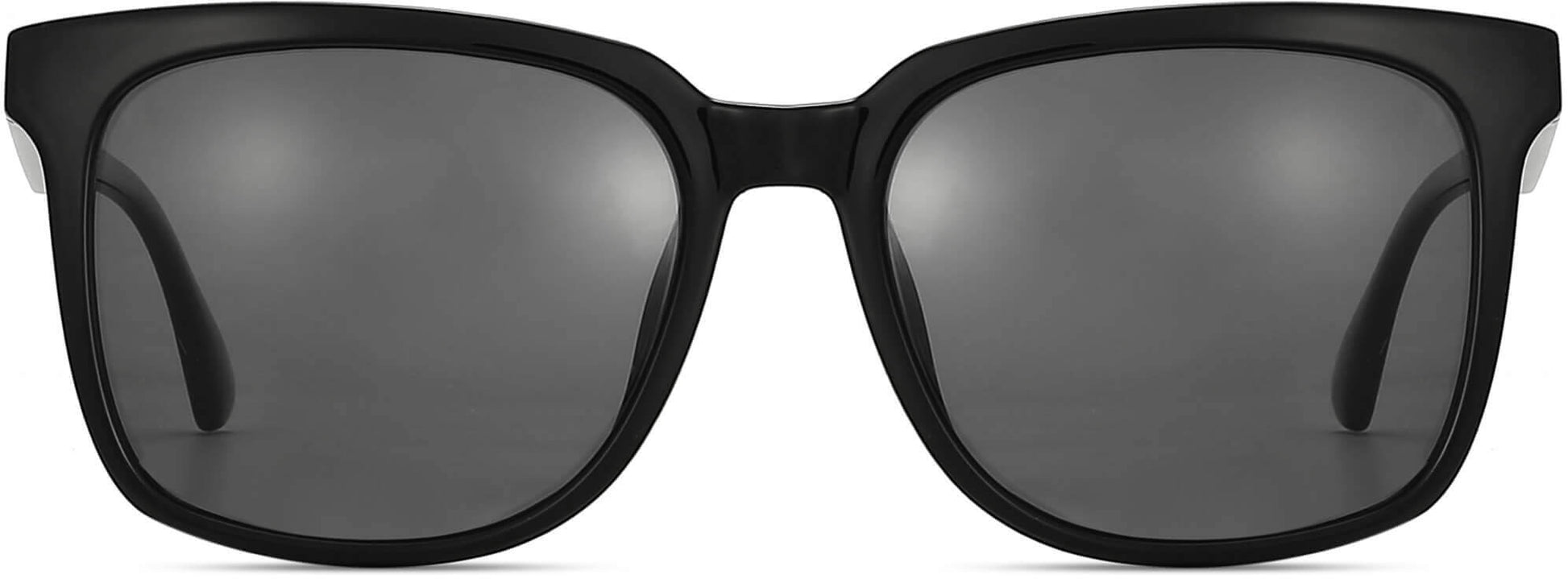 Nick Black TR 90 Sunglasses from ANRRI, front view