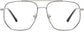 Nikolas Geometric Black Eyeglasses from ANRRI, front view