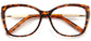 Noa Cateye Tortoise Eyeglasses from ANRRI, closed view