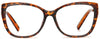 Noa Cateye Tortoise Eyeglasses from ANRRI, front view