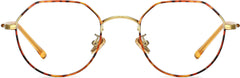 Notting Hill Geometric Tortoise Eyeglasses from ANRRI, front view