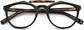 Omari Round Black Eyeglasses rom ANRRI, closed view