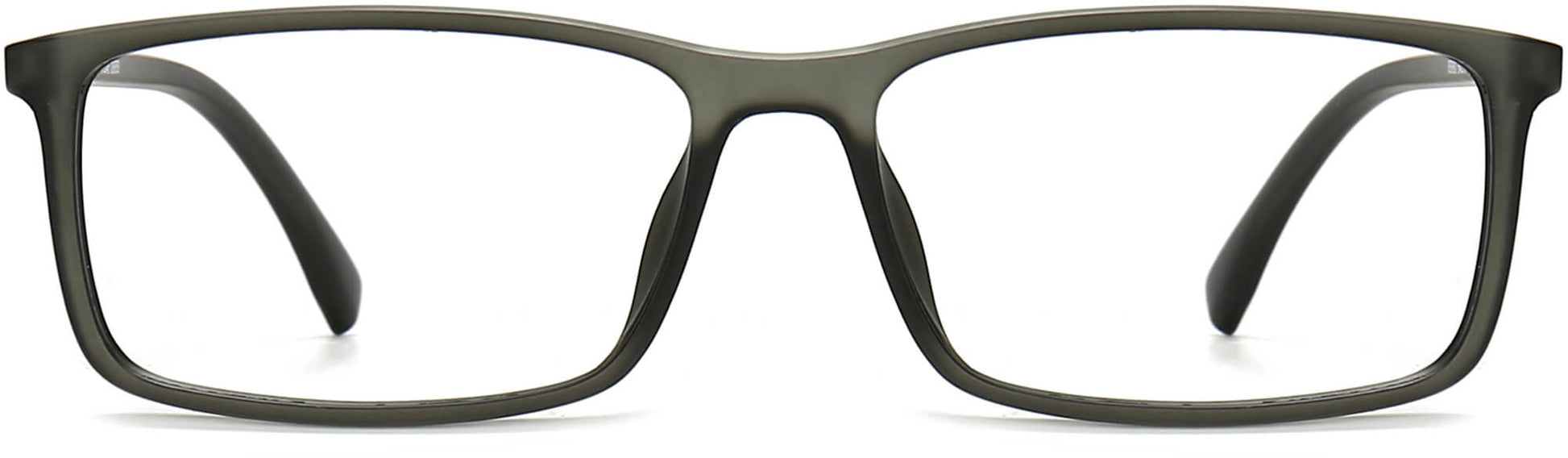 Otis Rectangle Gray Eyeglasses from ANRRI, front view