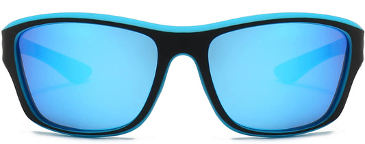 Oxygen Blue Mirror TR Sunglasses from ANRRI