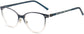 Paige Cateye Blue Eyeglasses from ANRRI, angle view
