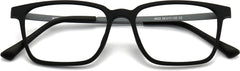 Parker Square Black Eyeglasses from ANRRI
