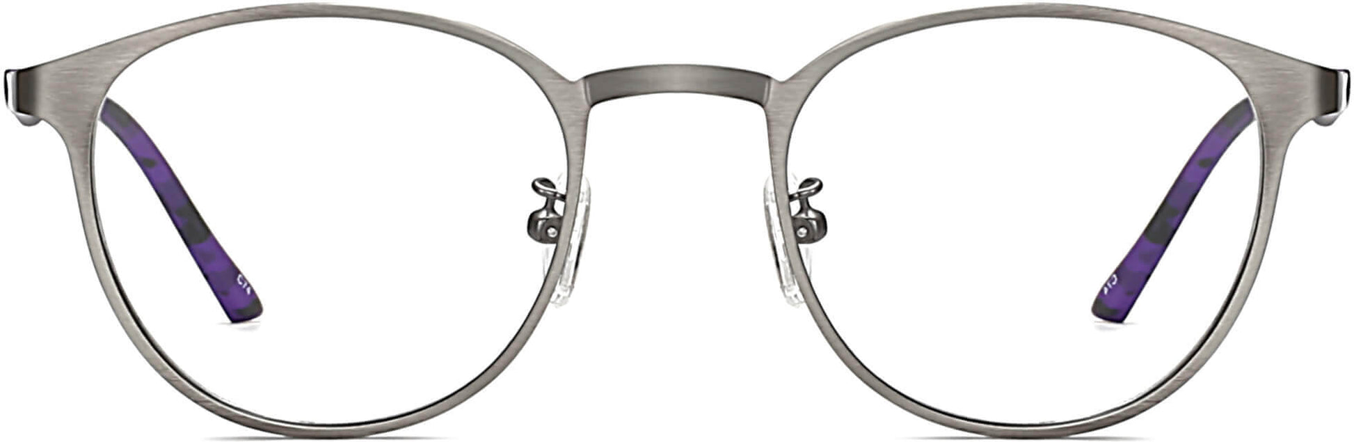 Payton Round Metal Eyeglasses from ANRRI, front view