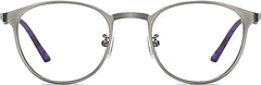 Payton Round Metal Eyeglasses from ANRRI, front view