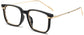 Pearl Square Black Eyeglasses from ANRRI, angle view