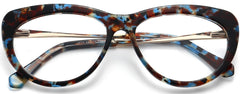 Pendra Cateye Tortoise Eyeglasses from ANRRI, closed view