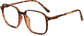 Peyton Square Tortoise Eyeglasses from ANRRI, angle view