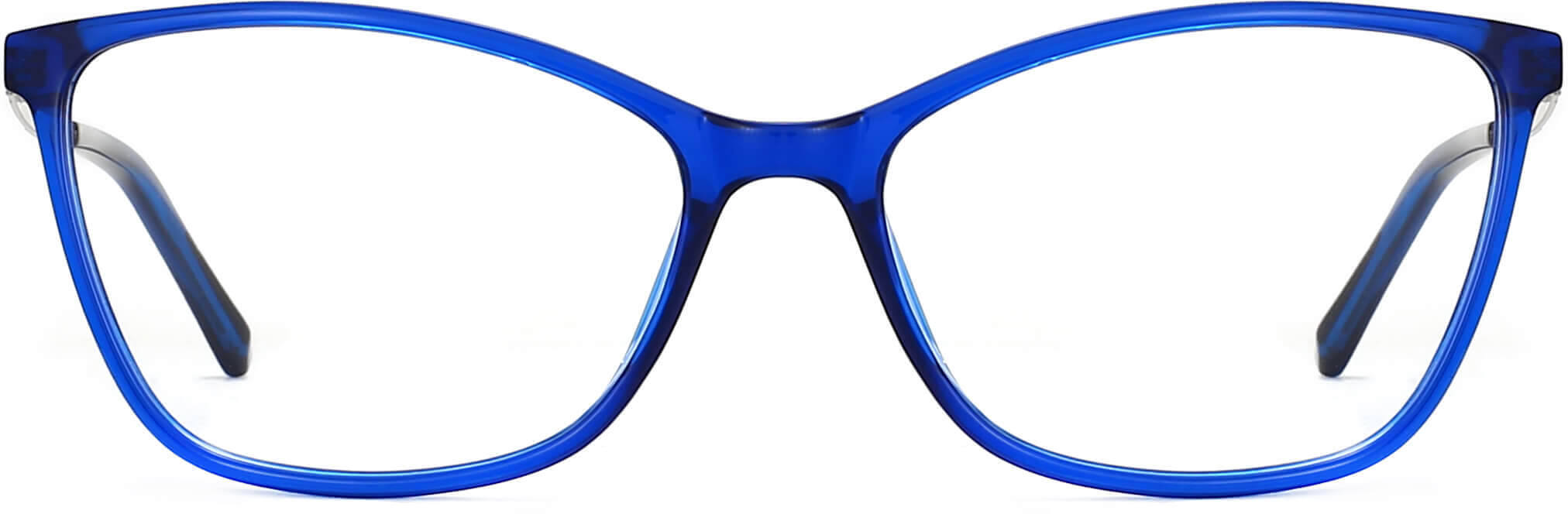 Pisces Cateye Blue Eyeglasses from ANRRI, front view