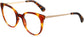 Poppy Round Tortoise Eyeglasses from ANRRI, angle view