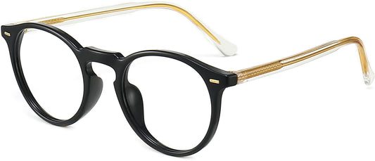 Quincy Black Acetatel Eyeglasses from ANRRI