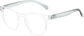 Quintina Round Clear Eyeglasses from ANRRI, angle view