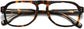 Rayan Round Tortoise Eyeglasses from ANRRI, closed view