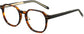 Rebecca Geometric Tortoise Eyeglasses from ANRRI, angle view