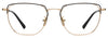Rebekah Cateye Gold Eyeglasses from ANRRI, front view