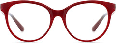 Remy Cateye Red Eyeglasses from ANRRI, front view