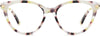 Reyna Cateye Tortoise Eyeglasses from ANRRI, front view
