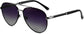Richard Black Stainless steel Sunglasses from ANRRI, angle view