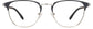 Ricky Browline Black Eyeglasses from ANRRI, front view