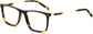 Ridge Square Tortoise Eyeglasses from ANRRI, angle view