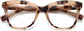 Rita Cateye Tortoise Eyeglasses from ANRRI, closed view