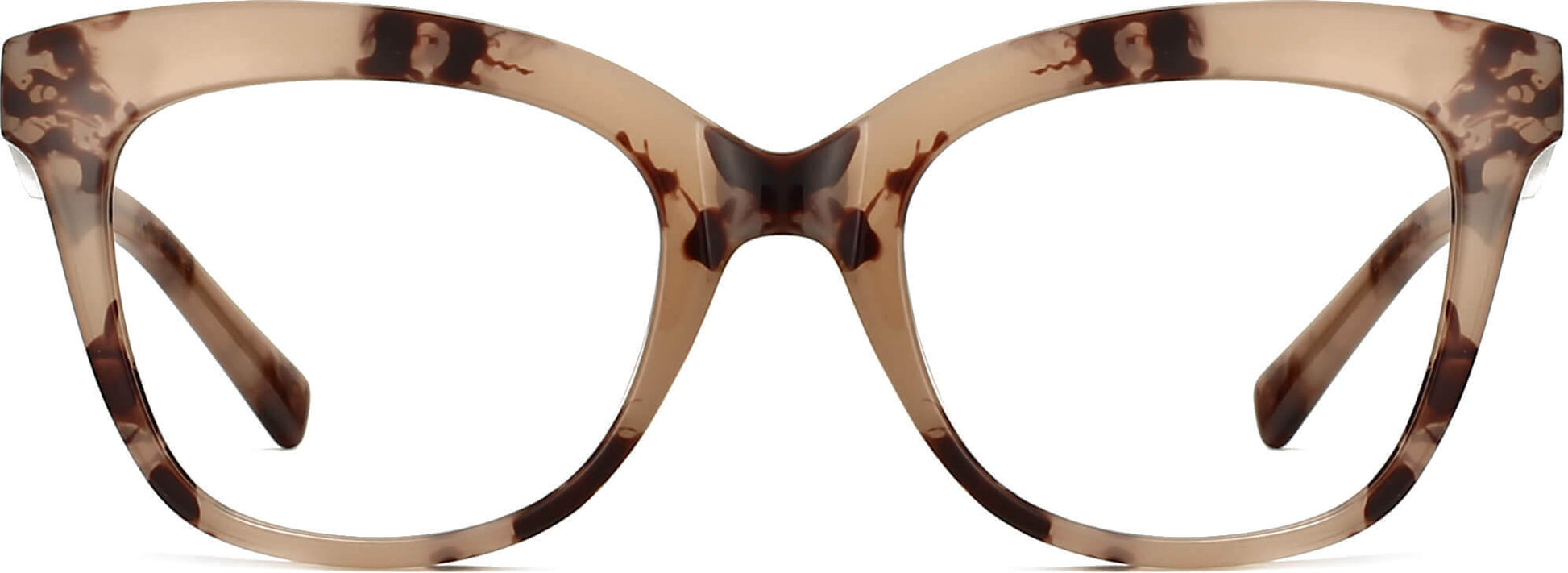 Rita Cateye Tortoise Eyeglasses from ANRRI, front view