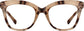 Rita Cateye Tortoise Eyeglasses from ANRRI, front view