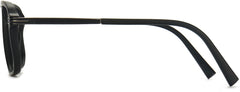 Roland Square Black Eyeglasses from ANRRI, side view