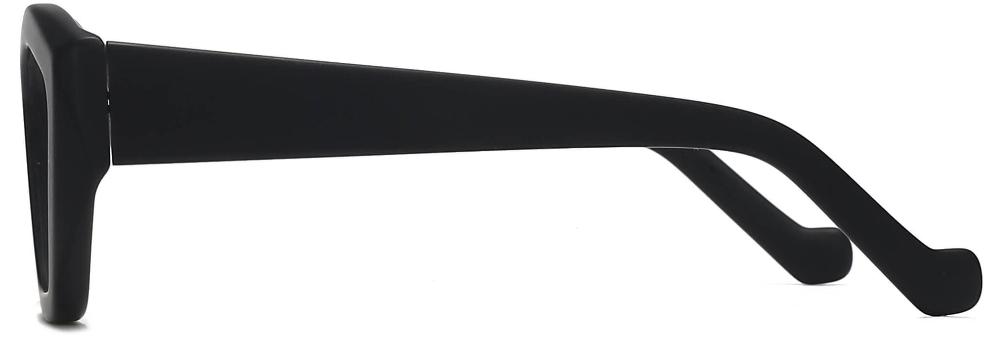 Rosalia Cateye Black Eyeglasses from ANRRI, side view