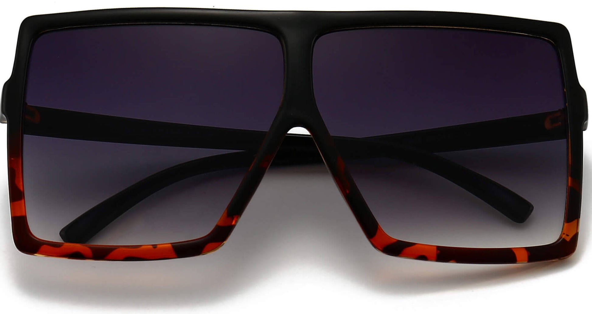 Rowan Black Plastic Sunglasses from ANRRI, closed view