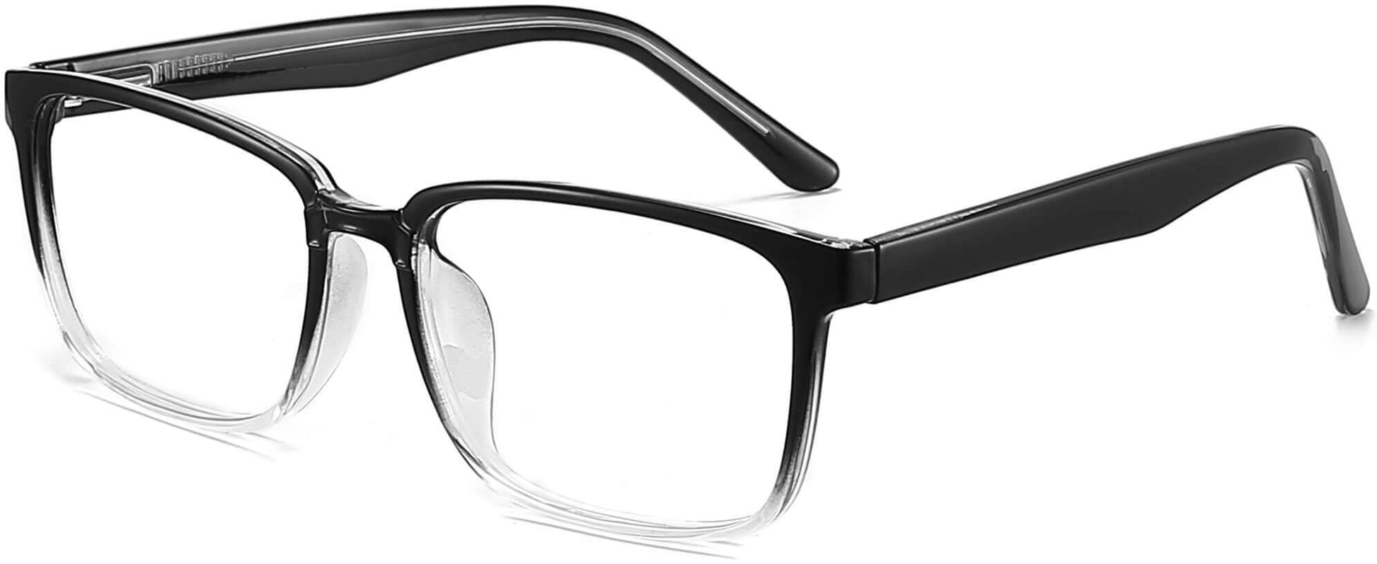 Ryland Square Black Eyeglasses from ANRRI, angle view