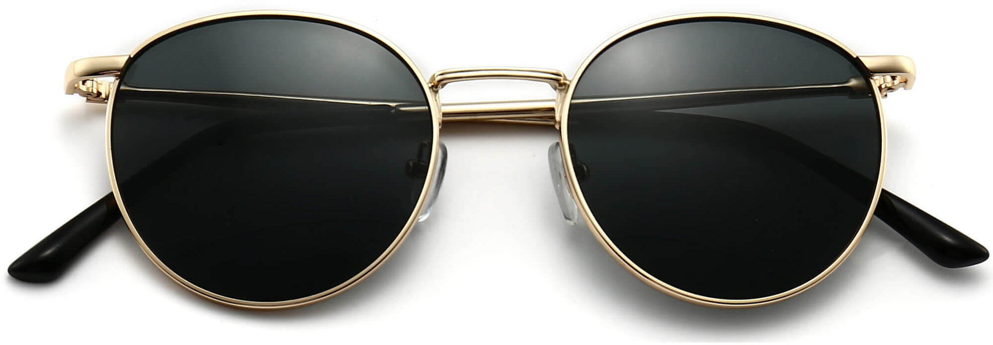 Sadie Gold Gray Stainless steel Sunglasses from ANRRI
