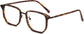 Saoirse Geometric Tortoise Eyeglasses from ANRRI, angle view
