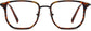 Saoirse Geometric Tortoise Eyeglasses from ANRRI, front view