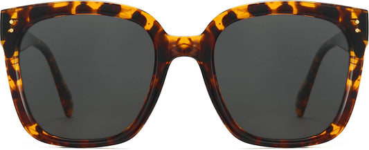Sawyer Tortoise Plastic Sunglasses from ANRRI, front view