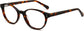 Scarlett Round Tortoise Eyeglasses from ANRRI, angle view