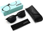 Sofia Black Plastic Sunglasses with Accessories from ANRRI