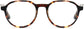 Stetson Round Tortoise Eyeglasses from ANRRI, front view