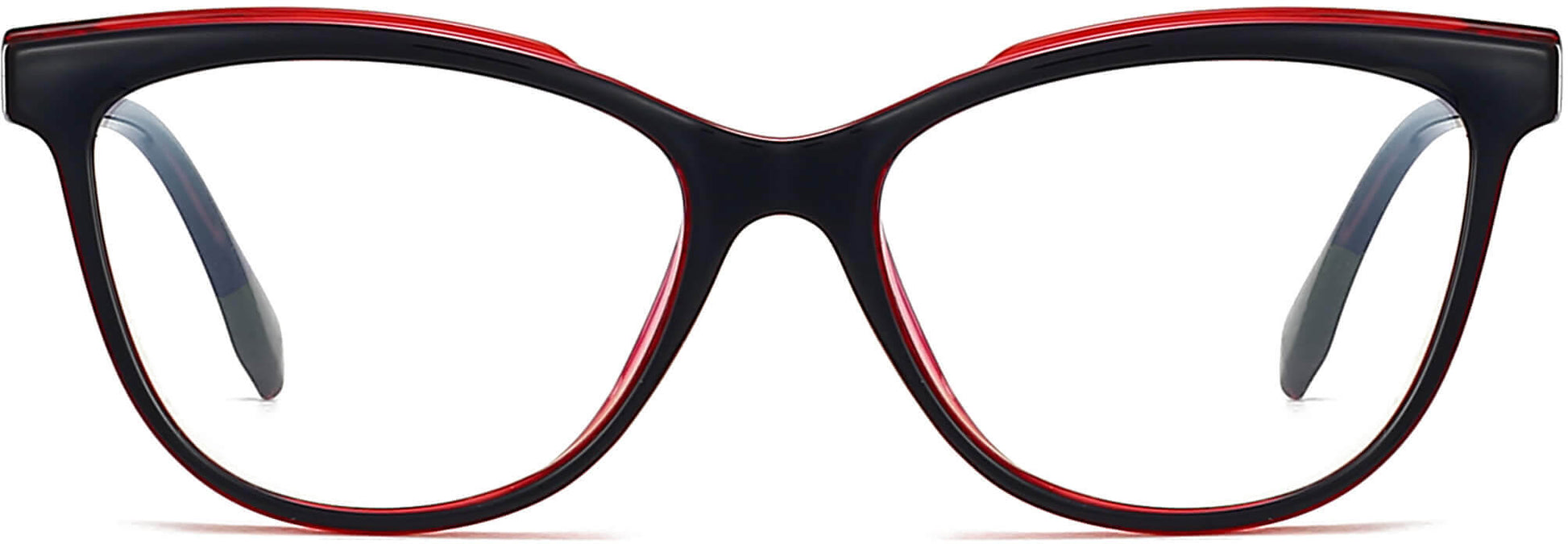 Stilsky Cateye Black Eyeglasses from ANRRI front view