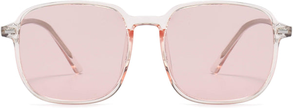 Sunny Clear Pink Acetate Sunglasses from ANRRI